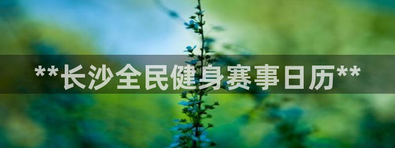 尊龙2016：**长沙全民健身赛事日历**