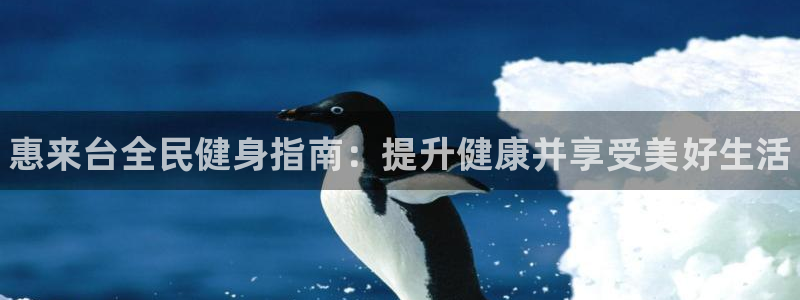 尊龙百度贴吧：惠来台全民健身指南：提升健康并享受美好生活